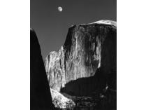 "Moon and Half Dome" Yosemite Special Edition Photograph from the Ansel Adams Gallery
