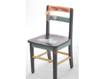 Child's hand painted chair