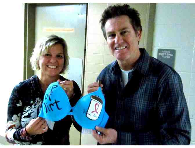Cup of Dirt - autographed by Brian Regan, nationally known premier comedian