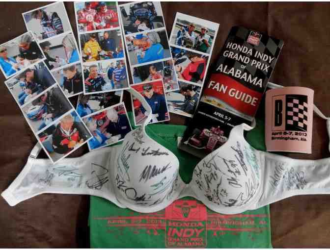 Grand Am - Indy Car Autographed Bra Package