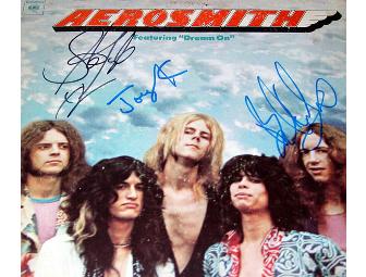 Aerosmith Autographed Signed Dream On Album