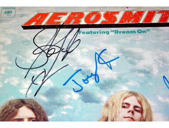 Aerosmith Autographed Signed Dream On Album