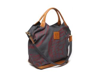 'Make Love Not Trash' Shopper (Charcoal)