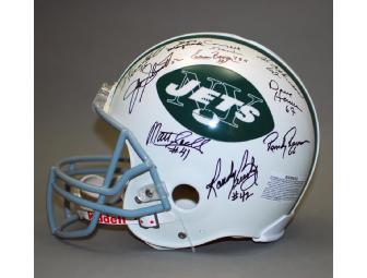 1969 SUPERBOWL CHAMPION JETS SIGNED HELMET