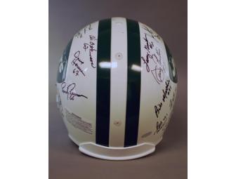 1969 SUPERBOWL CHAMPION JETS SIGNED HELMET