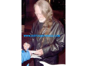 Country Willie Nelson Autographed Signed Guitar