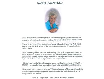 DIANE ROMANELLO ''PARADISE SUNSET'