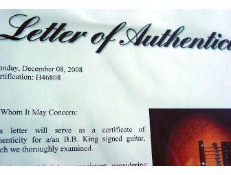 B.B. King Autographed Signed Gibson Guitar