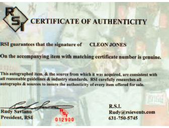 CLEON JONES 1969 WORLD SERIES