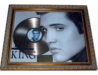 Elvis Presley Gold Platinum Record Award Display non-Riaa cd lp