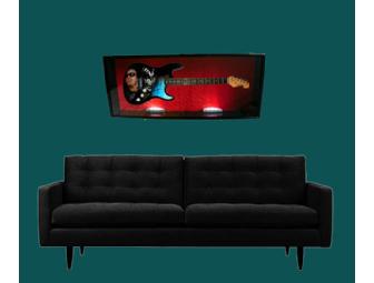 Gene Simmons Autographed Signed KISS Airbrush Guitar & Proof