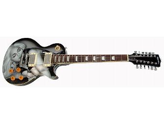 Madonna Autographed Signed Amazing Sexy Airbrushed Guitar PSA