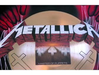Metallica Gold Record Award non-RIAA ??A???A???A?Master Of The Puppets??A???A???A? cd