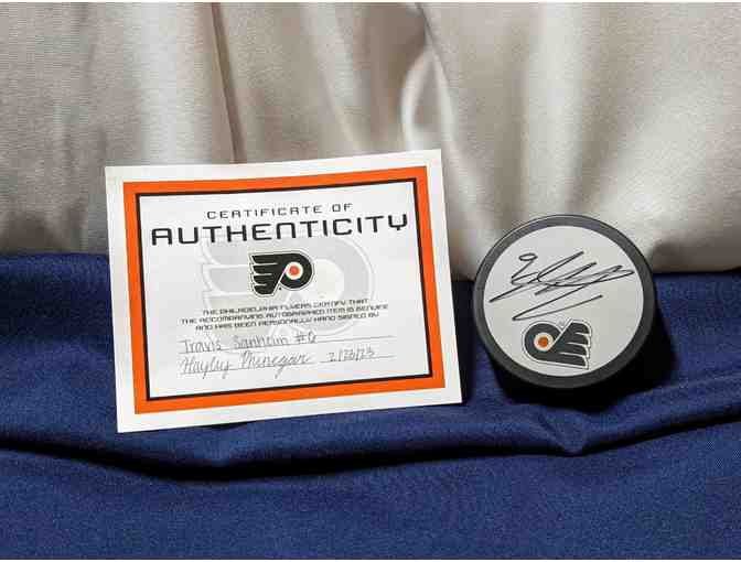 Philadelphia Flyers Autographed Puck