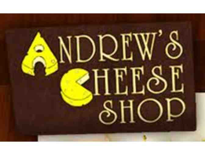 ANDREW'S CHEESE SHOP - admission for two (2) / any cheese 101 class