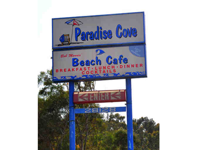 PARADISE COVE BEACH CAFE - $100 Gift Card