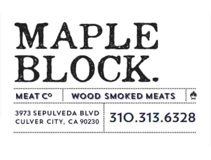 Maple Block Meat Co. Restaurant - $100 Gift Card