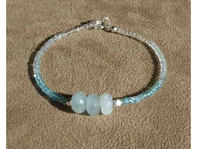 Aquamarine Ombre Bracelet