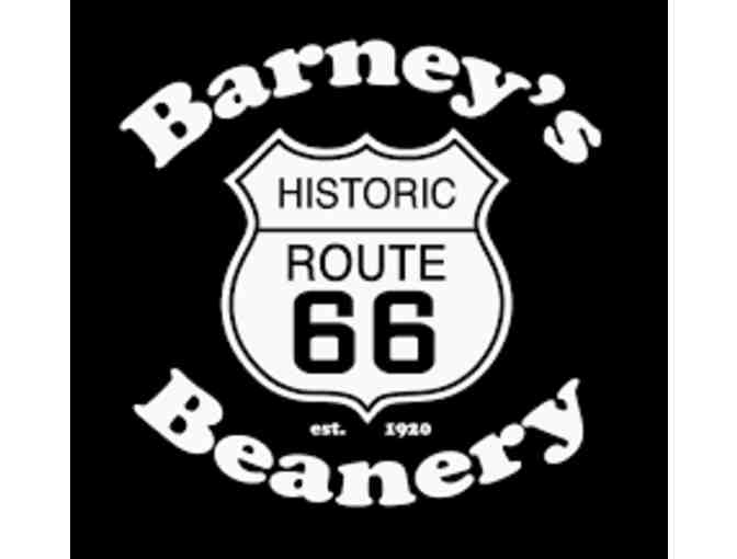 BARNEY'S BEANERY RESTAURANT - $50 GIFT CERTIFICATE