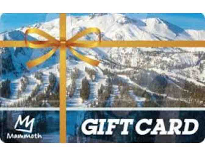 $150 Mammoth Mountain Gift Card