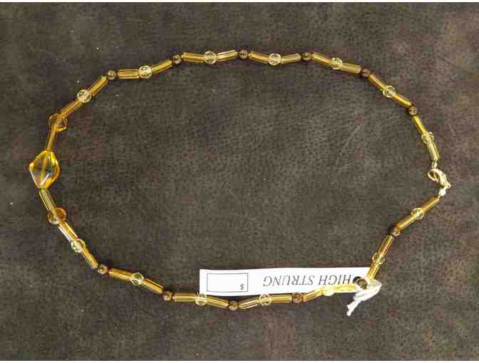 Matching Necklace & Bracelet - Vintage Glass Beads