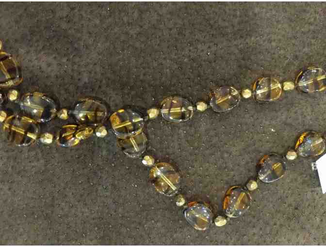 Tiger Bead Necklace 48'