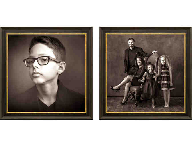 Fine Art Canvas Portrait of Your Family by Mark Ro