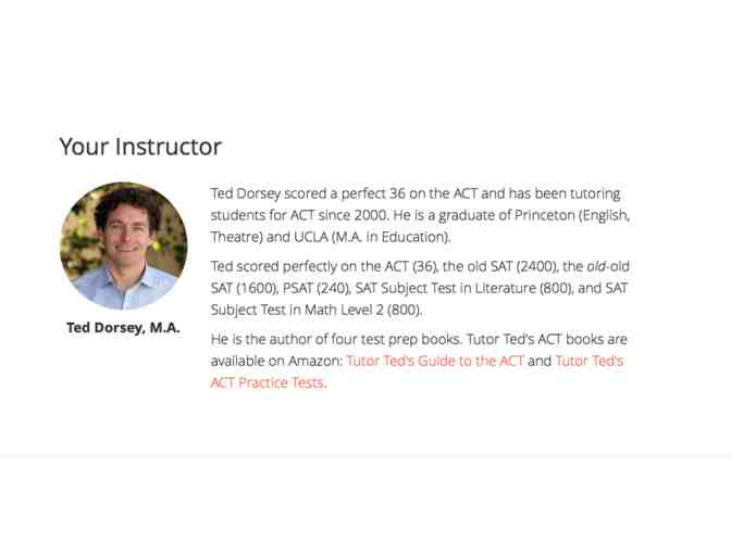 Tutor Ted Online ACT Prep Course