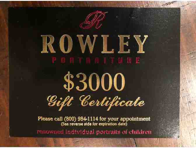 Rowley Portraiture - $3000 Gift Certifcate