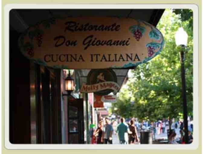 $30 at Ristorante Don Giovanni, Mountain View (offered twice)