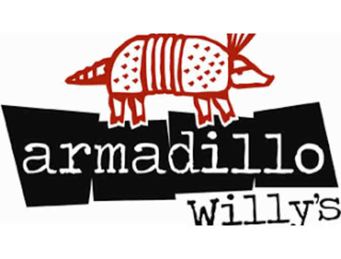 Dinner for 2 at Armadillo Willy's