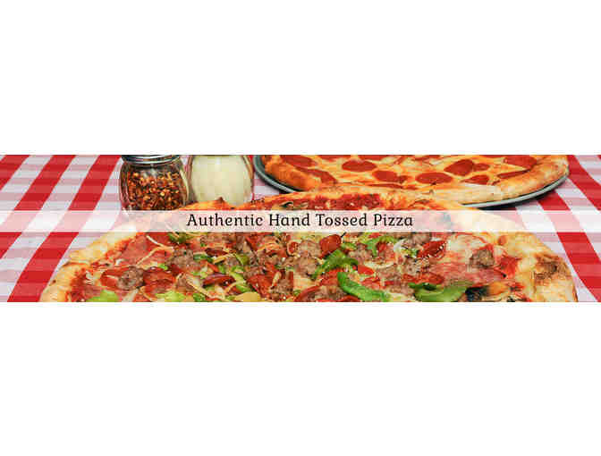 Large Pizza of your choice at Frankie, Johnnie & Luigi Too! or Giorgio's Italian Food & Pizzeria