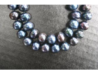 Semi-precious blue stone necklace