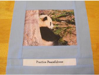 YOU CAN LEARN A LOT FROM A LITTLE BEAR - PHOTO QUILT OF TAI SHAN