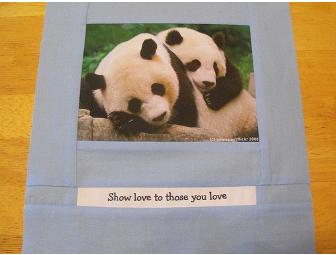 YOU CAN LEARN A LOT FROM A LITTLE BEAR - PHOTO QUILT OF TAI SHAN