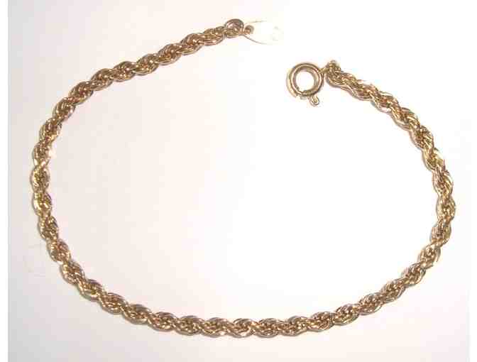 Vintage Gold-Tone Chain Link Bracelet by Trifari