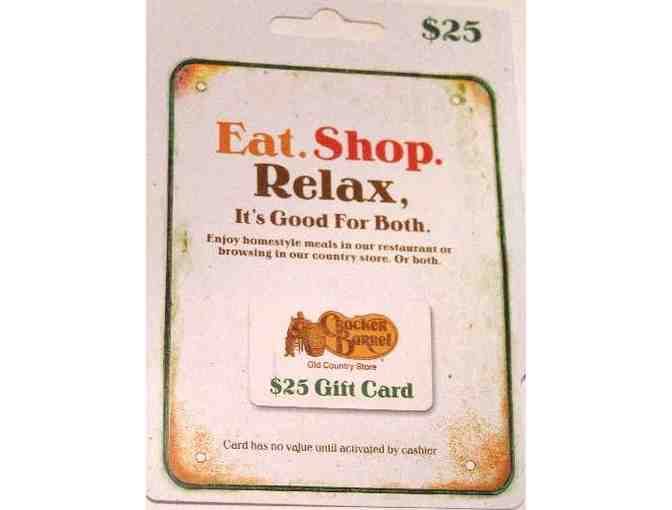 $25 Cracker Barrel Gift Card - Photo 1