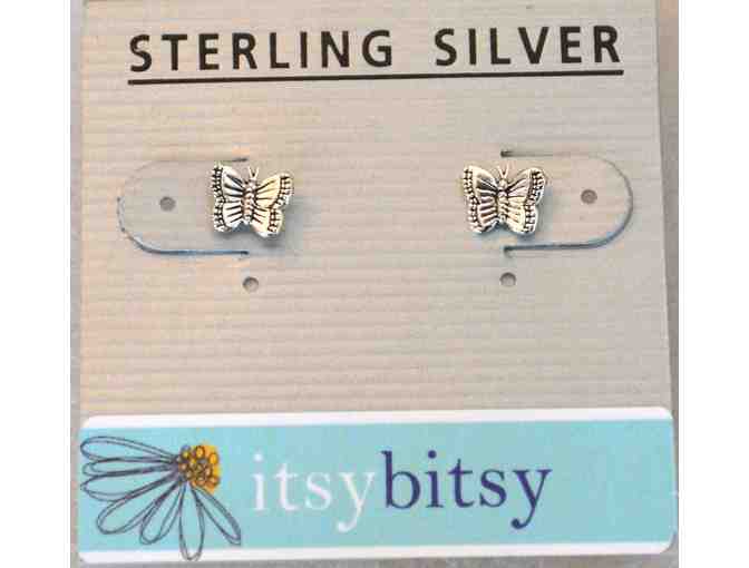 Sterling Silver Butterfly Earrings by Itsybitsy