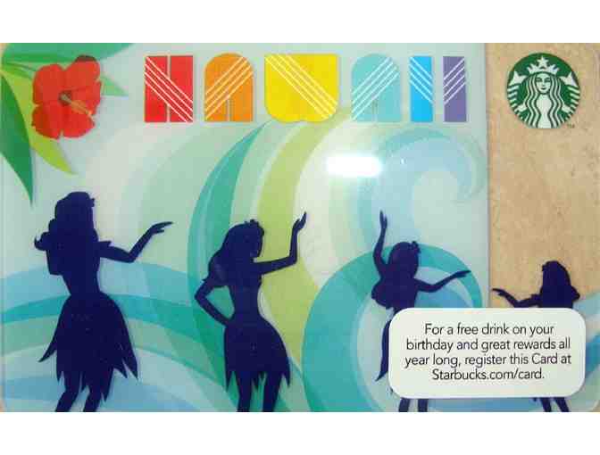 $25 Hawaii Starbucks Gift Card--Special Edition
