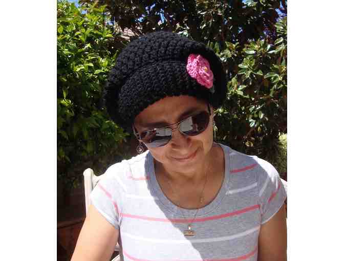 Hand-Crocheted Pop Star Slouch Hat