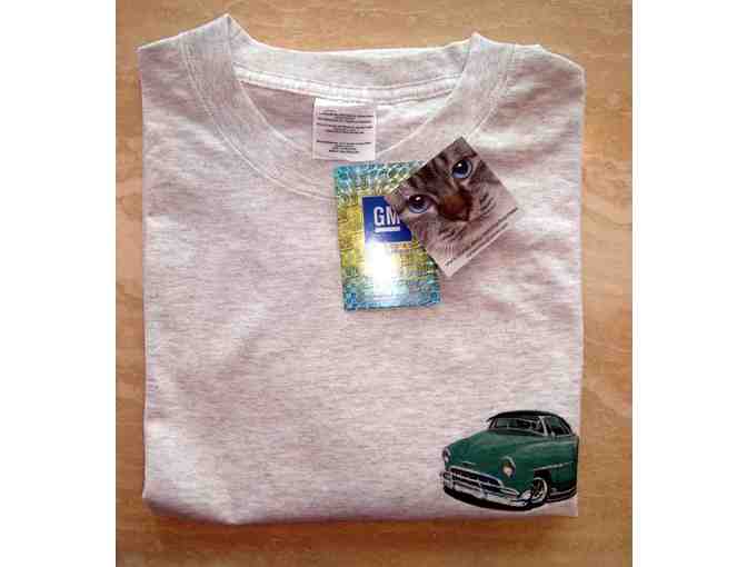 Gray Cartoon Car Tee Shirt -- Adult 3XL -- New