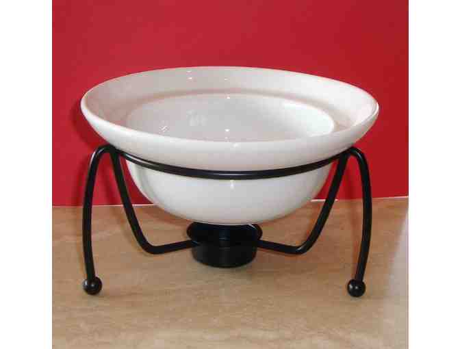 Ceramic Chafing Dish -- New