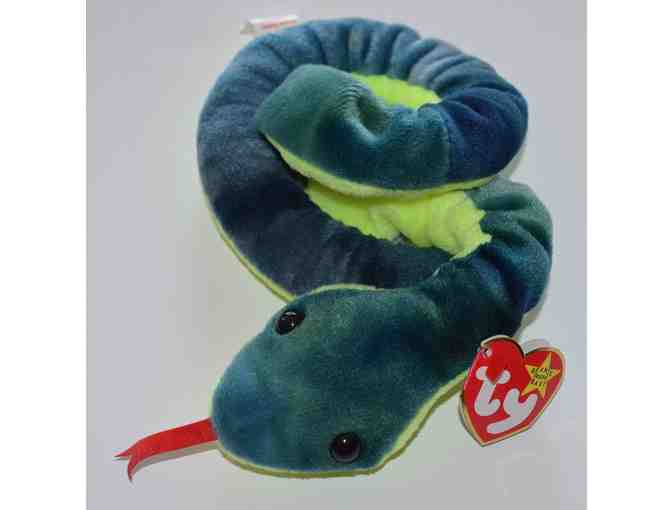 TY Beanie Baby 'Hissy' the Snake with All Tags -- Pre-Owned