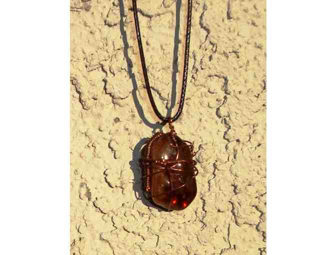 Hand-Crafted Amber Necklace -- New