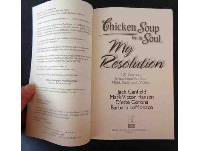 'Chicken Soup for the Soul - My Resolution' Book -- New
