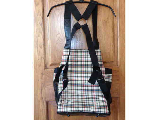 Plaid Pet Pouch -- Never Used