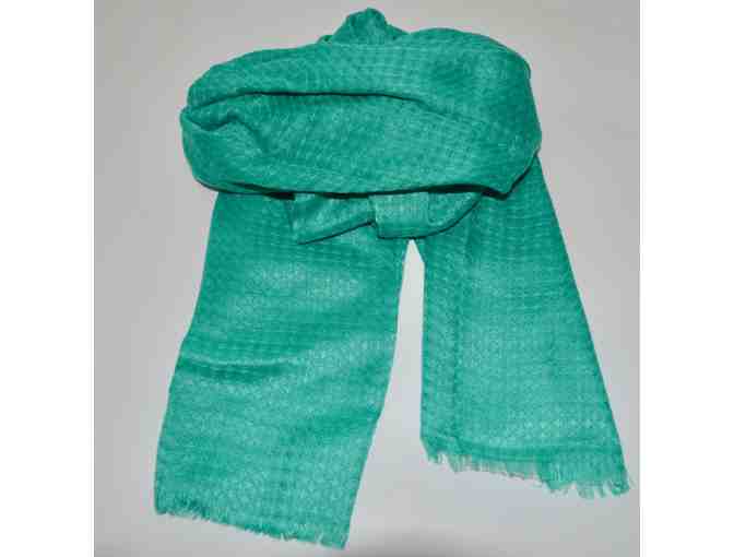 Collection 18 Teal Scarf and Accessory Pouch Set -- New