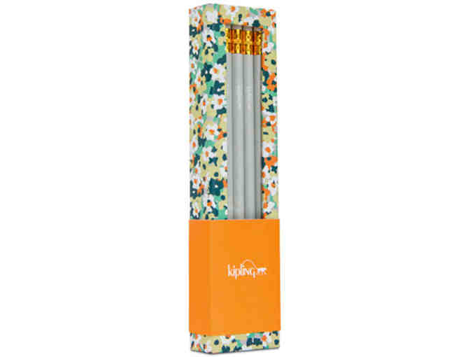 Meadow Floral Green Motif Pencil Set -- New