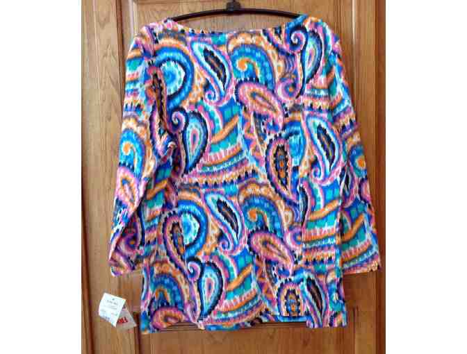 Colorful Women's Paisley Blouse -- Size Medium --  New