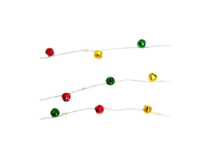 Studio Mercantile 10-Ft. LED String Lights Micro Jingle Bells -- New